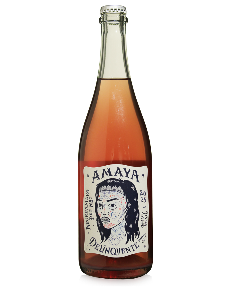Delinquente 'Amaya' Negroamaro Pet Nat 2025 750ml