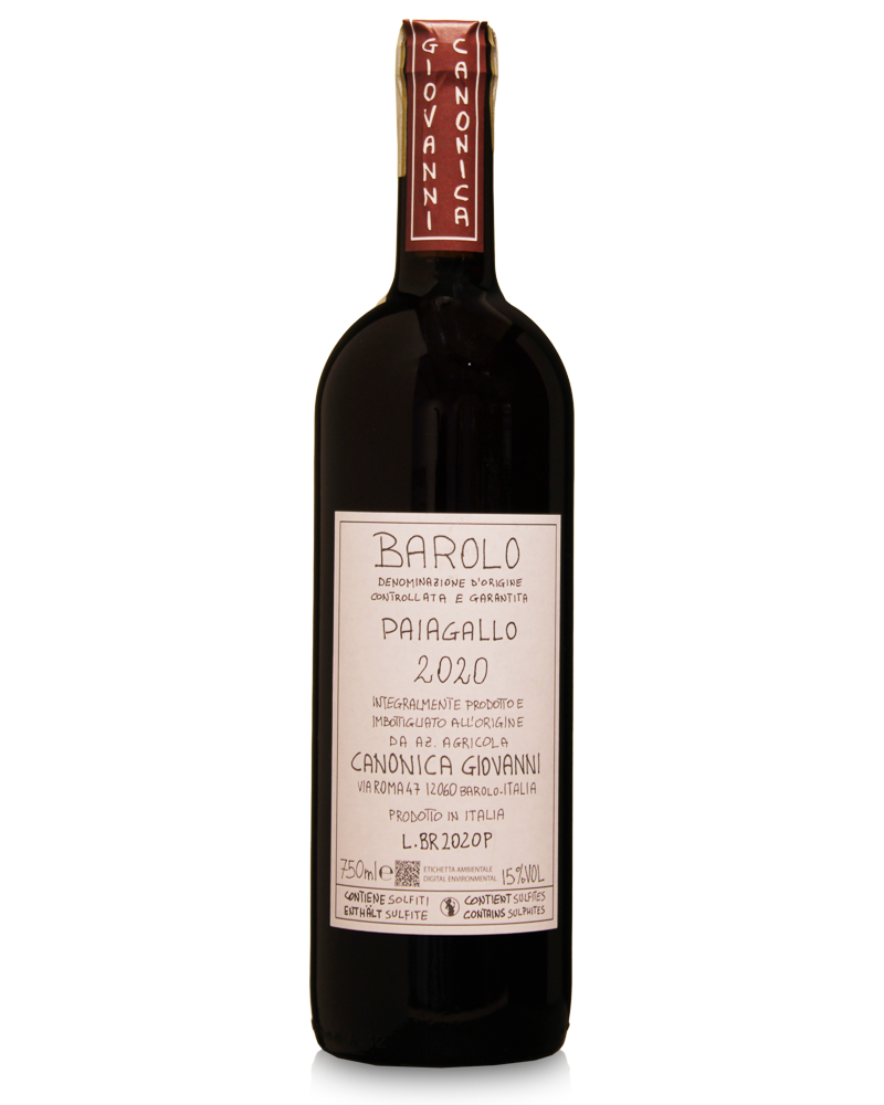 Giovanni Canonica Barolo Paiagallo 2020 750ml