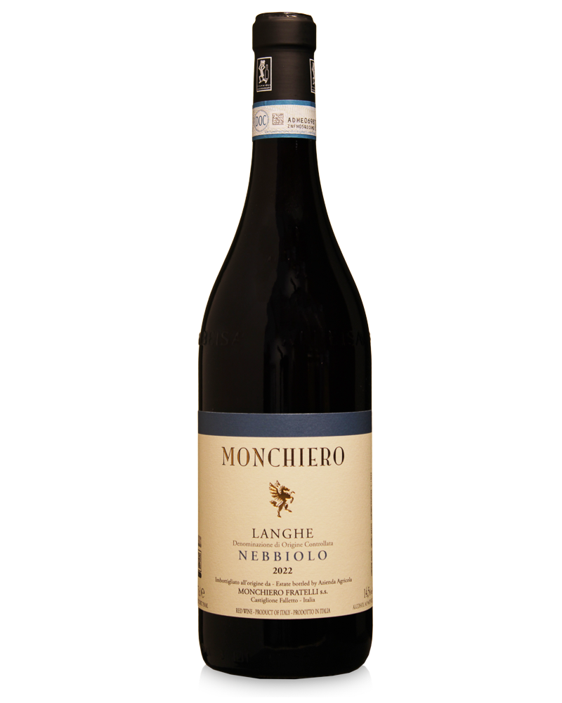 Monchiero Langhe Nebbiolo 2022 750ml