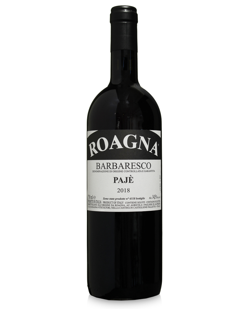 Roagna 'PAJE' Barbaresco 2018 750ml